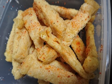 低糖質！電子レンジのみ！油揚げカリっとポテト！！